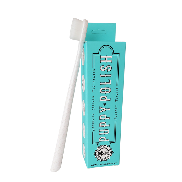 Puppy Polish Wheat Straw Toothbrush